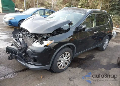 2016 Nissan Rogue S из США, поврежденный, VIN KNMAT2MT1GP614553